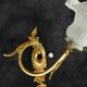 Art Nouveau Bronze Brass Wall Lights Louis XV Style