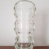 70s molded glass vase