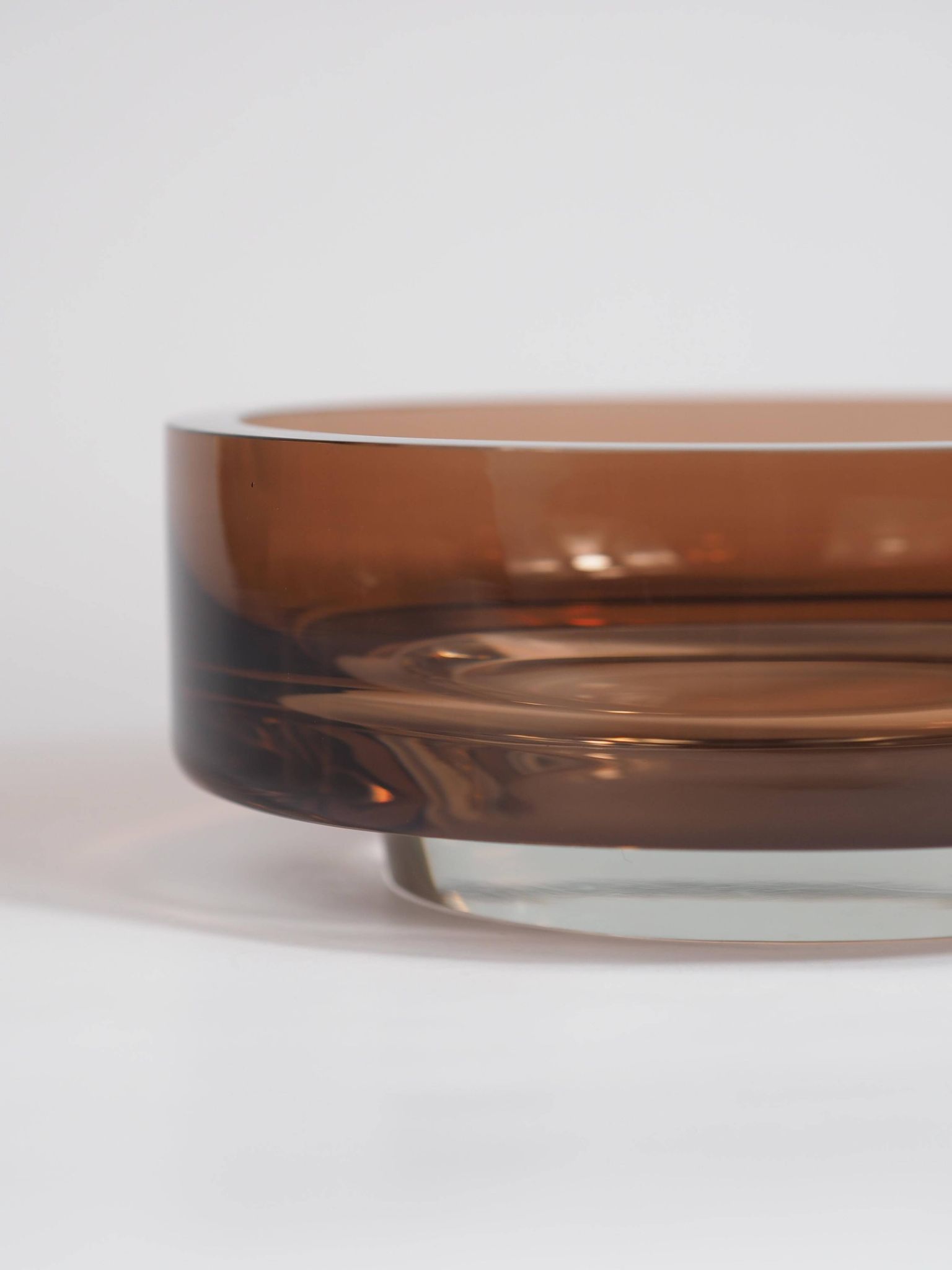 Rare modern glass bowl from the mid-century by Kaj Franck for Nuutajärvi Notsjö.