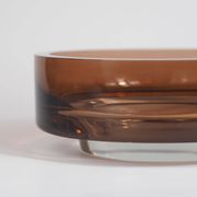 Rare modern glass bowl from the mid-century by Kaj Franck for Nuutajärvi Notsjö.