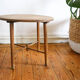 Rustic wooden side table, vintage