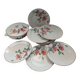 12 antique flat plates + HBCM soup tureen