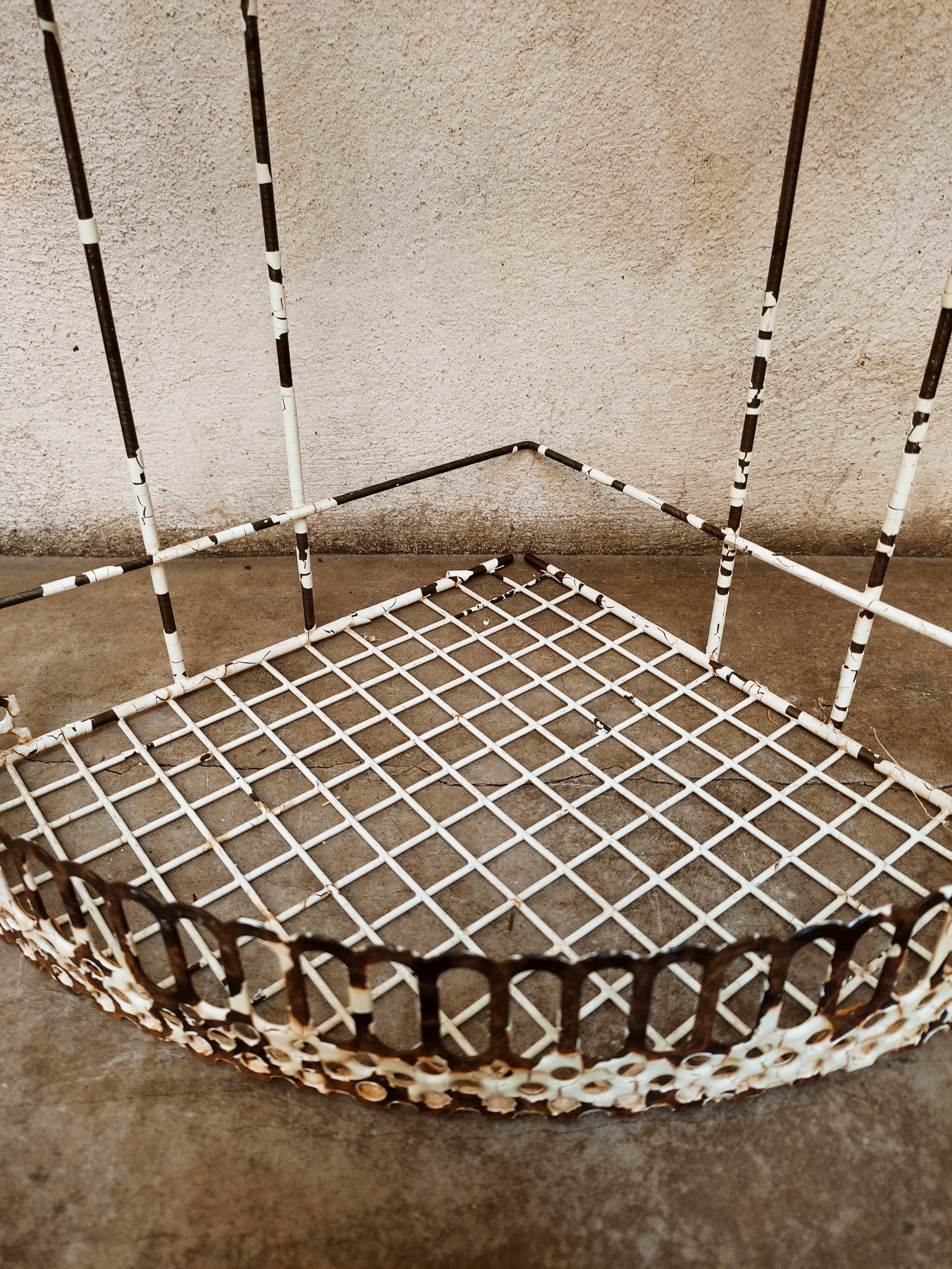 Perforated metal corner shelves