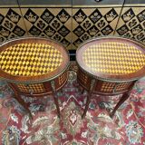 Pair of Louis XV style bedside tables - Transition