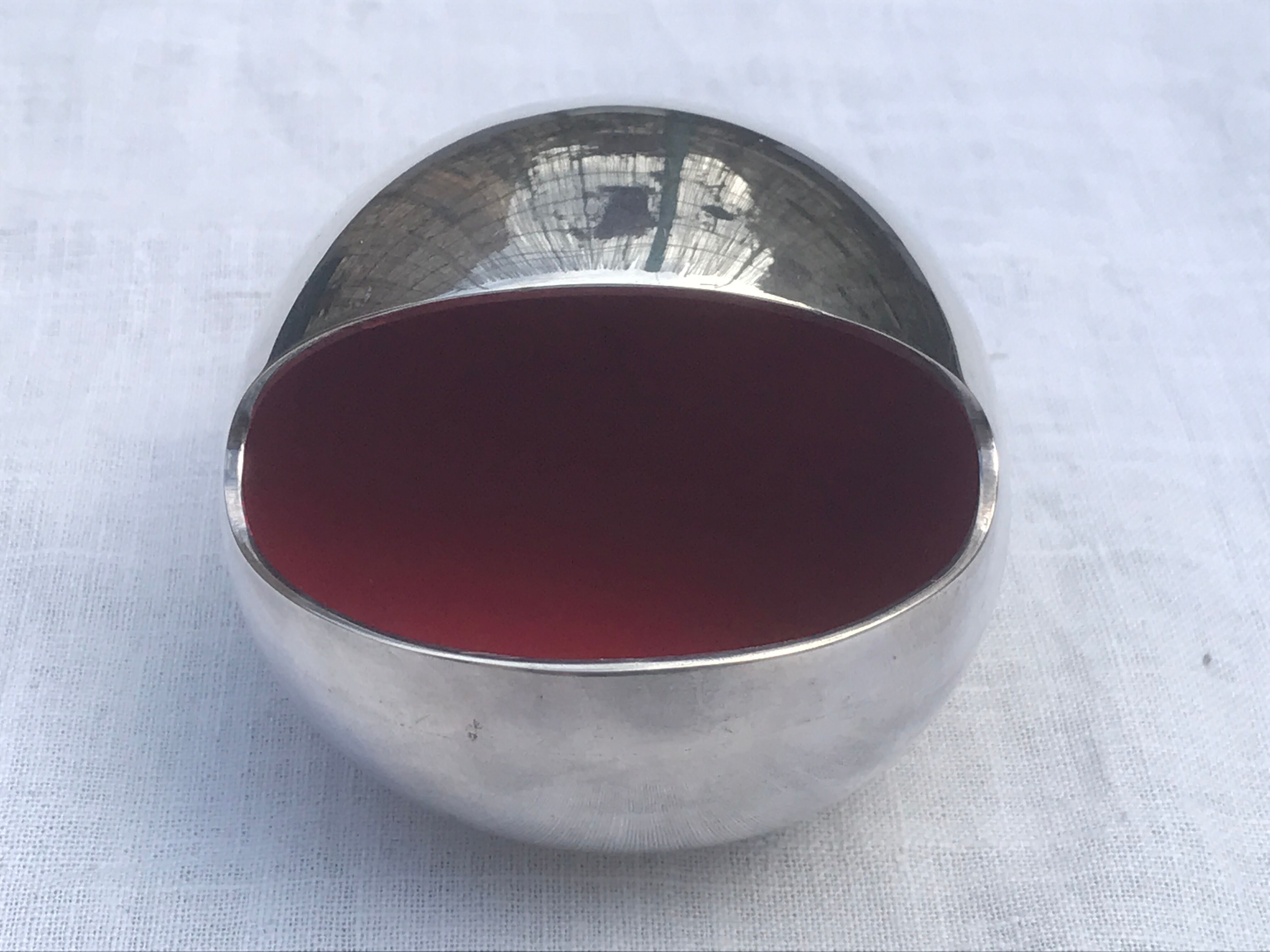 Cohr silver ashtray, Denmark 50's