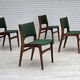 1960s, Danish design by Erik Buch, set of 4 dining chairs model 89.