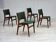 1960s, Danish design by Erik Buch, set of 4 dining chairs model 89.