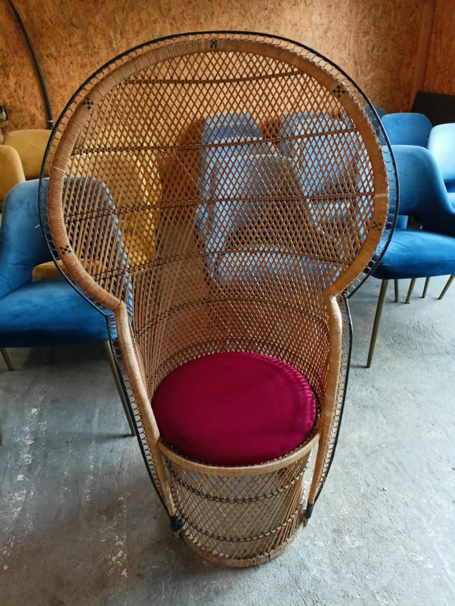 Emmanuelle rattan armchair