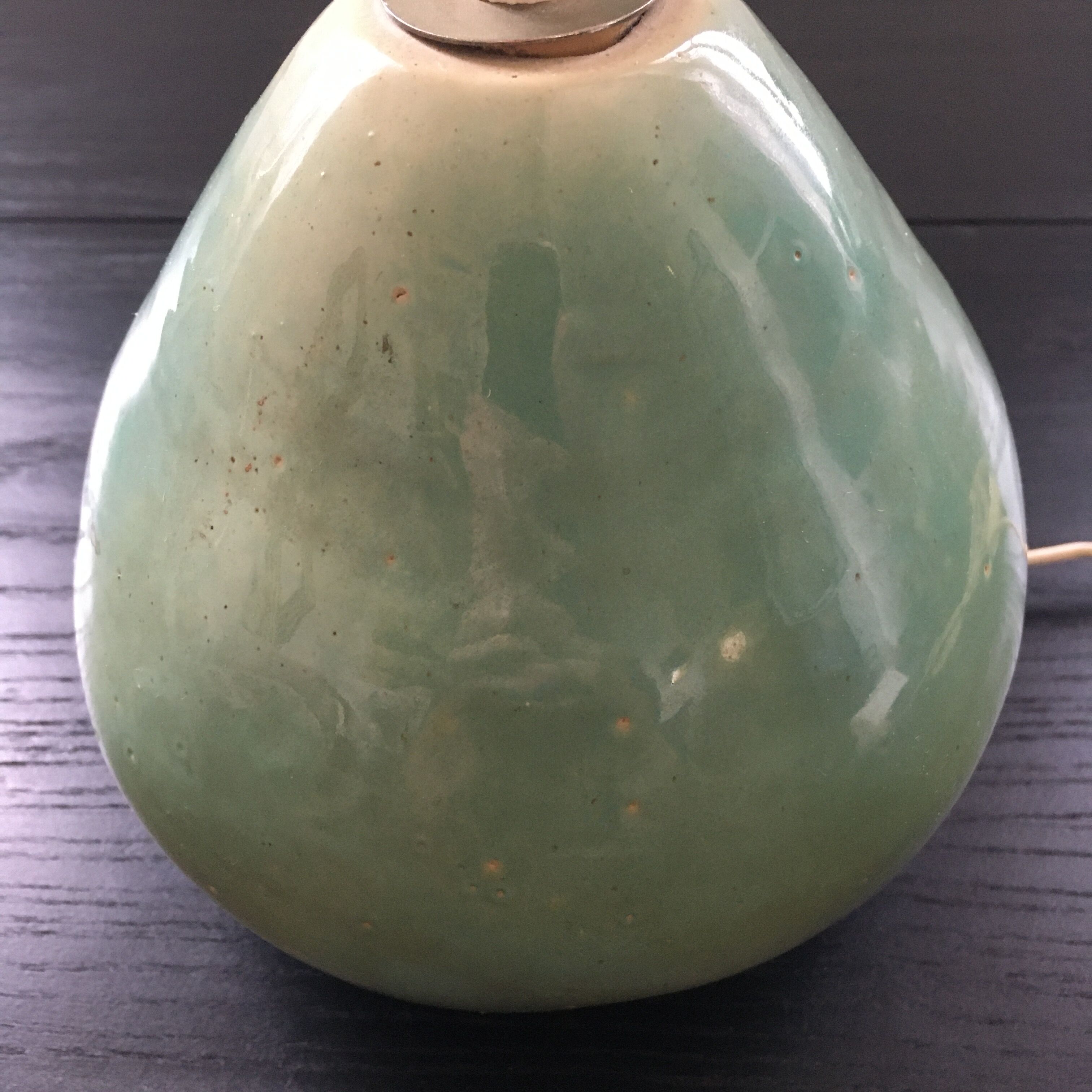 Ceramic lamp foot