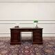 Bureau classique anglais avec cuir vert