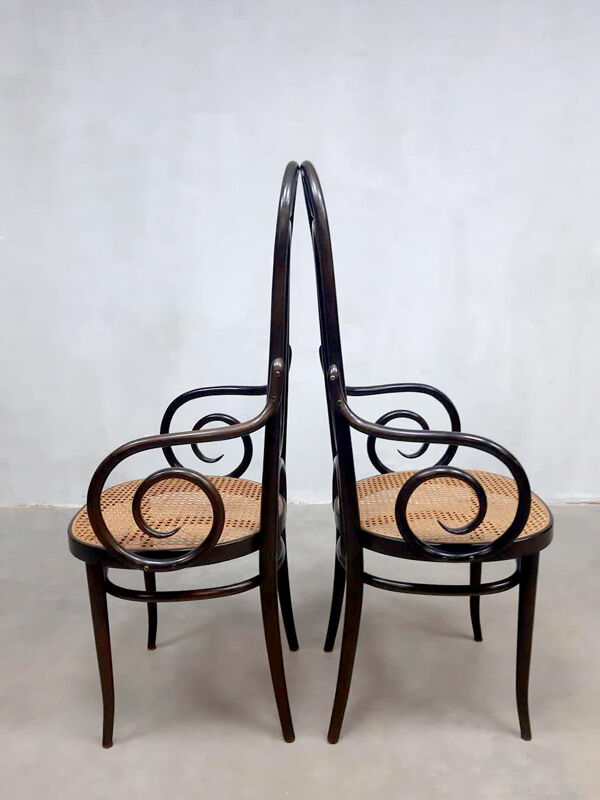 Set of 4 Vintage design dining chairs Thonet