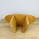 Wooden meditation stool