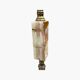 Super Rare Vintage Floor Lamp - Brass & Green Marble