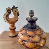 Pine cone ceramic lamp foot
