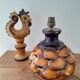 Pine cone ceramic lamp foot