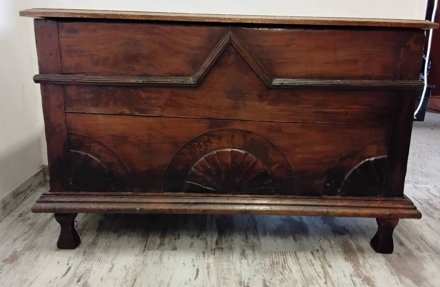 Antique wooden chest