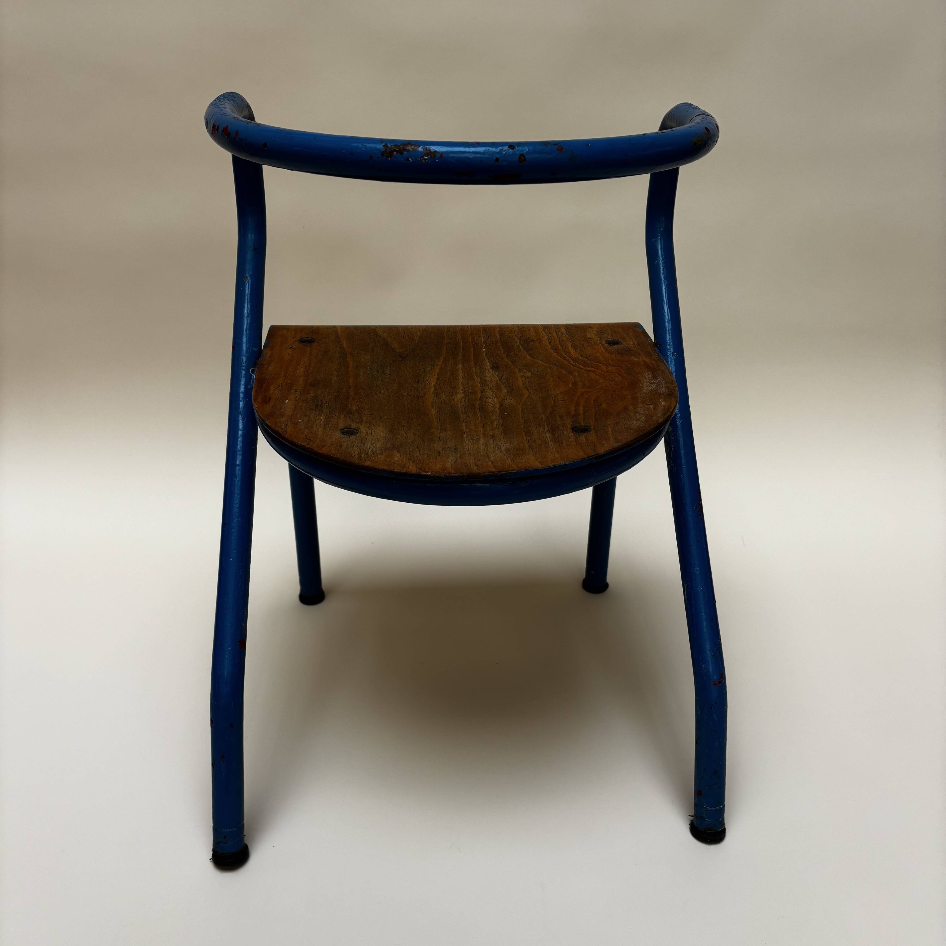 School chair model "Mulka 300" by Jacques Hitier for Mullca