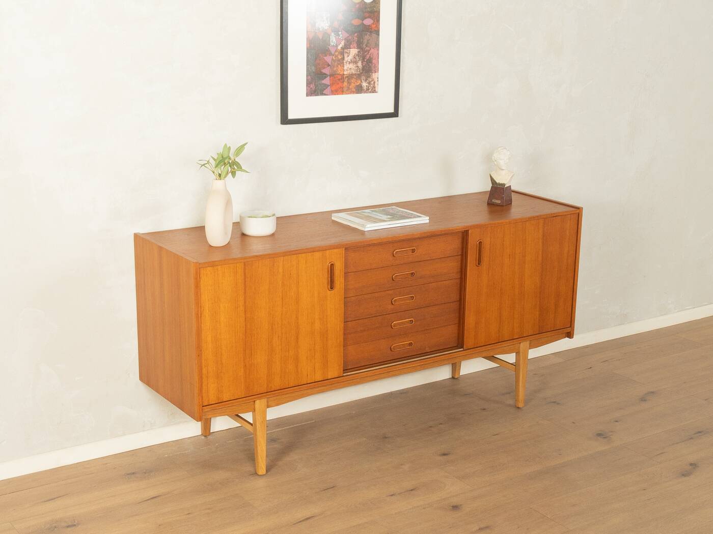 Elegant sideboard from the 1960s with Scandinavian design