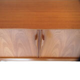 Vintage Scandinavian sideboard, rounded grips