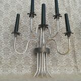 Silver bronze wall lights