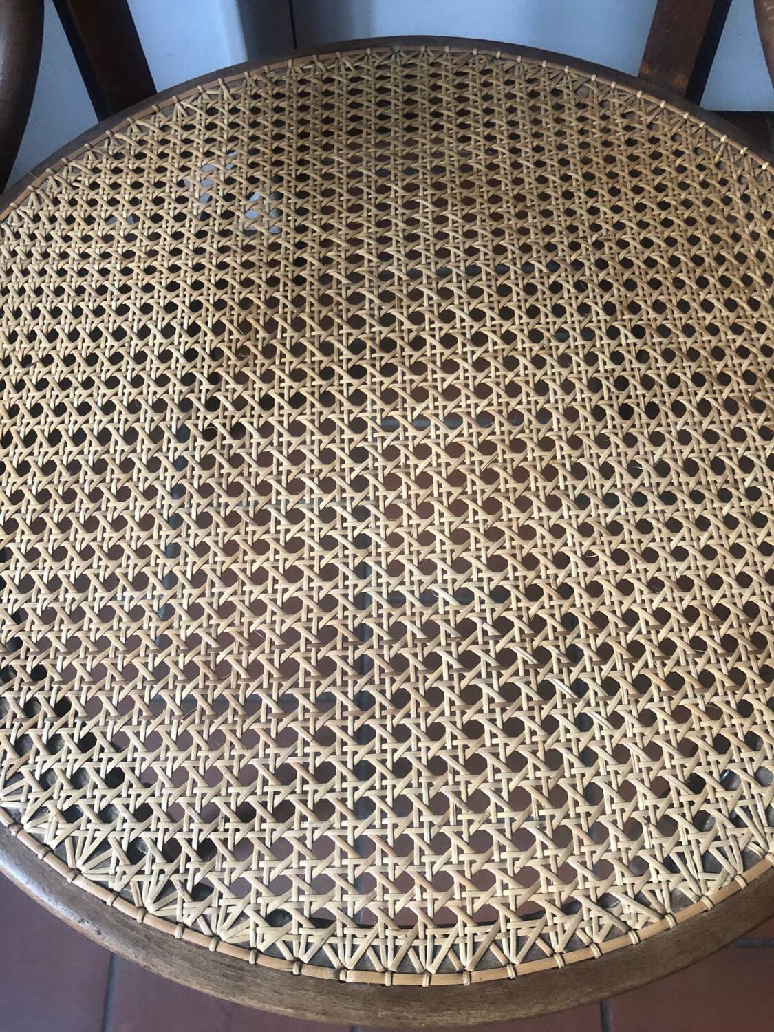 Pair of vintage Jacob and Josef Kohn Wien Bentwood bistro armchairs