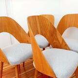 Czechoslovakian Chairs by A. Suman for Tatra Nabytok, 1960s, Set of 4