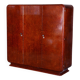 Art Deco Wardrobe in Mahogany attributed to J. Halabala for Up Zavody, Czech, 1920s