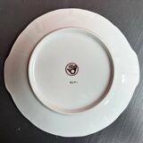 Plat numéroté porcelaine de Sologne