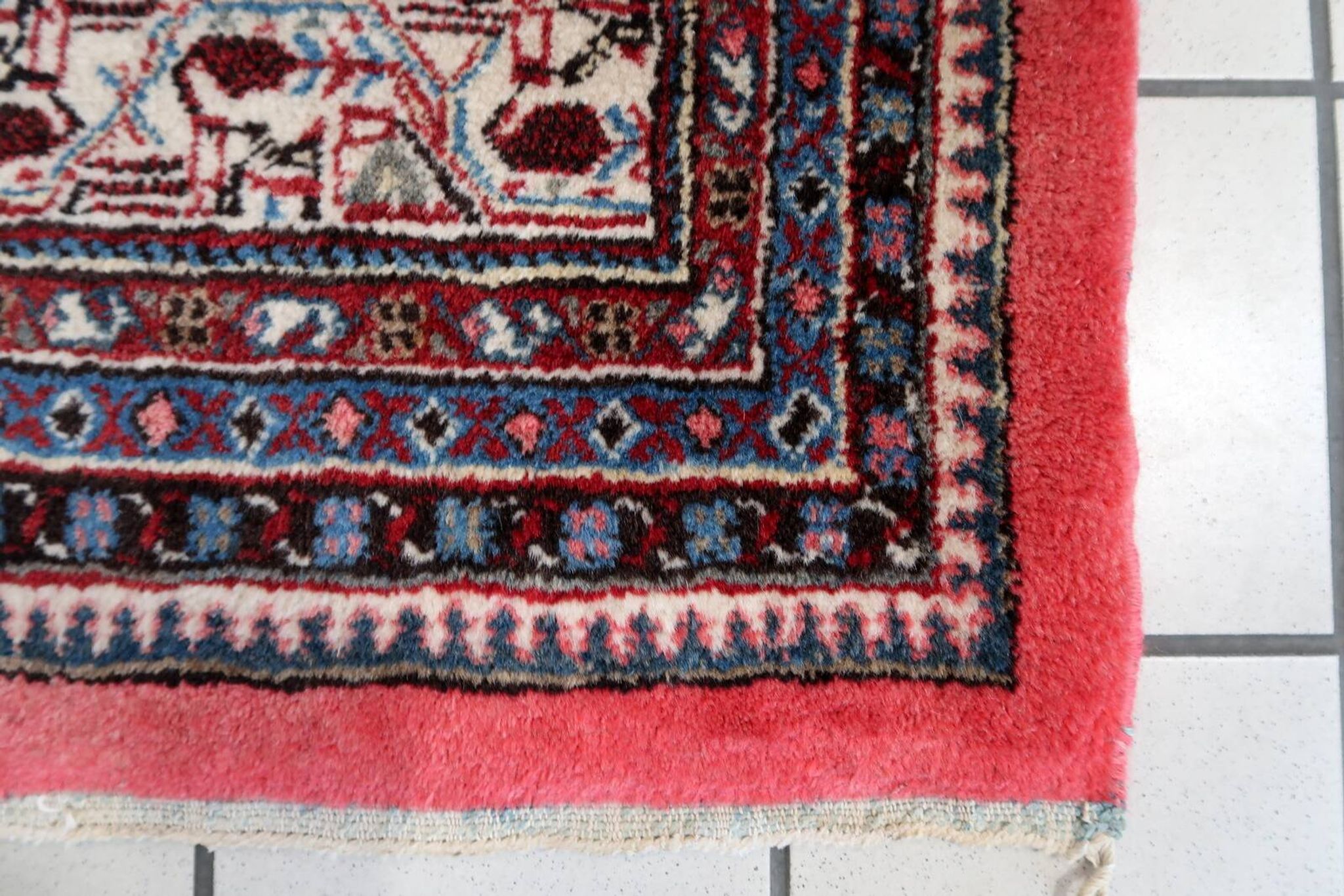 Tapis Seraband Vintage Fait Main en Laine – 194 x 274 cm