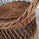 Pair of 70s rattan armchairs