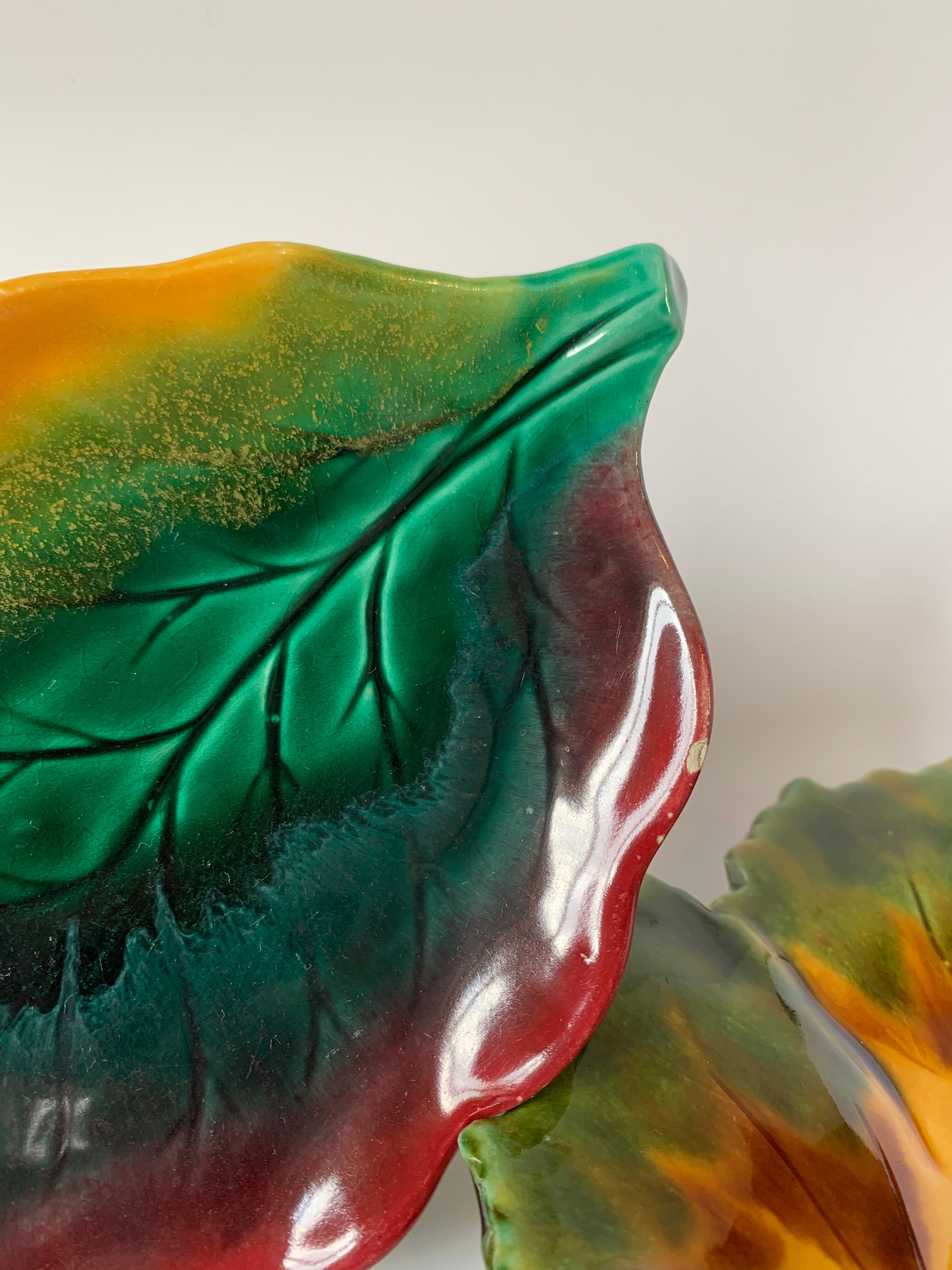 Beautiful porcelain leaves