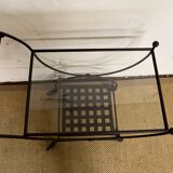Wrought iron service trolley