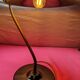 Superb vintage ceramic desk lamp by the ceramist.
