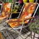 Pair of vintage camping chairs
