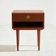 Restored teak nightstand