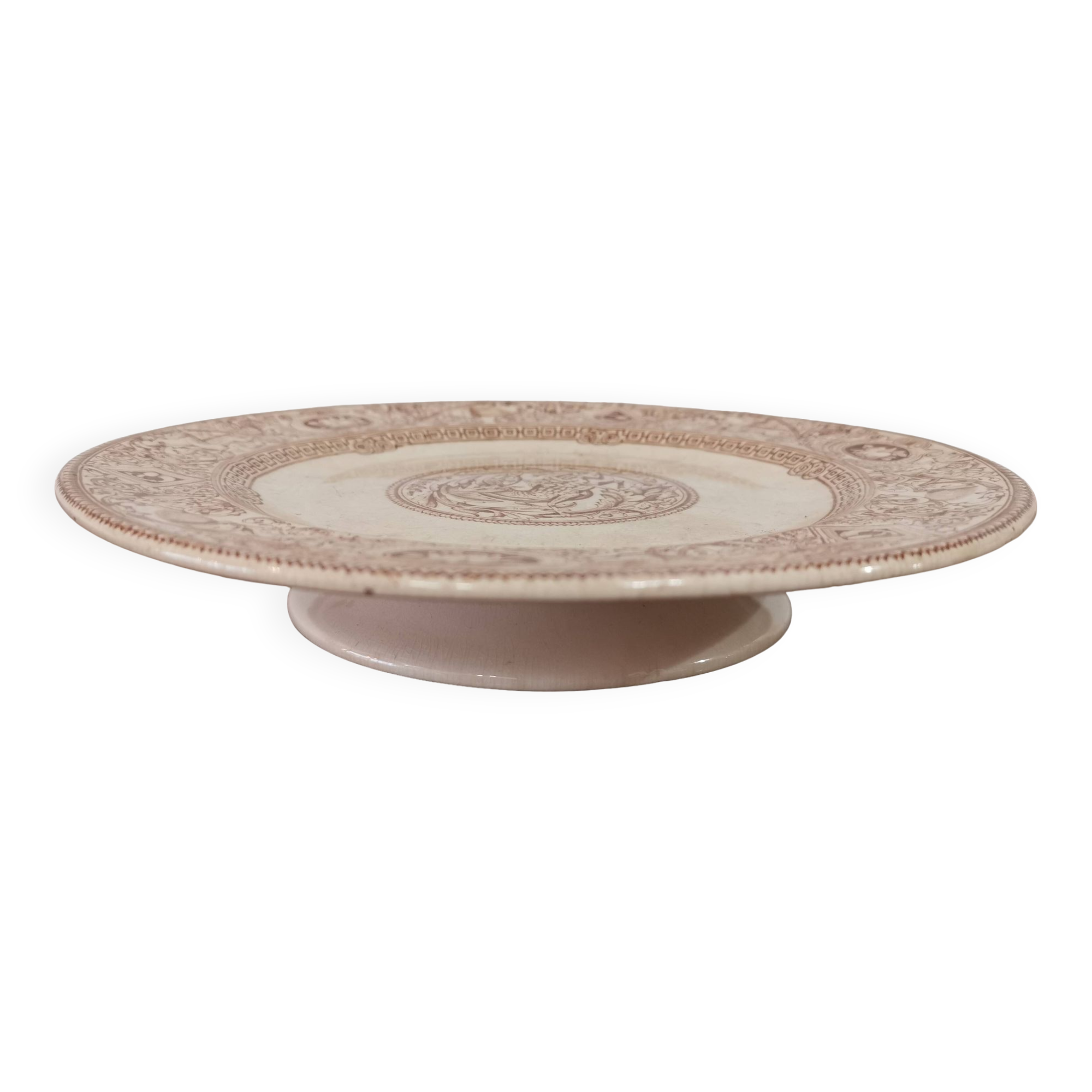 Shower pedestal dish Brownfield & Sons Porcelain Trade Mark Rienzi