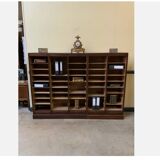 Antique Art Deco roller shutter archive cabinet