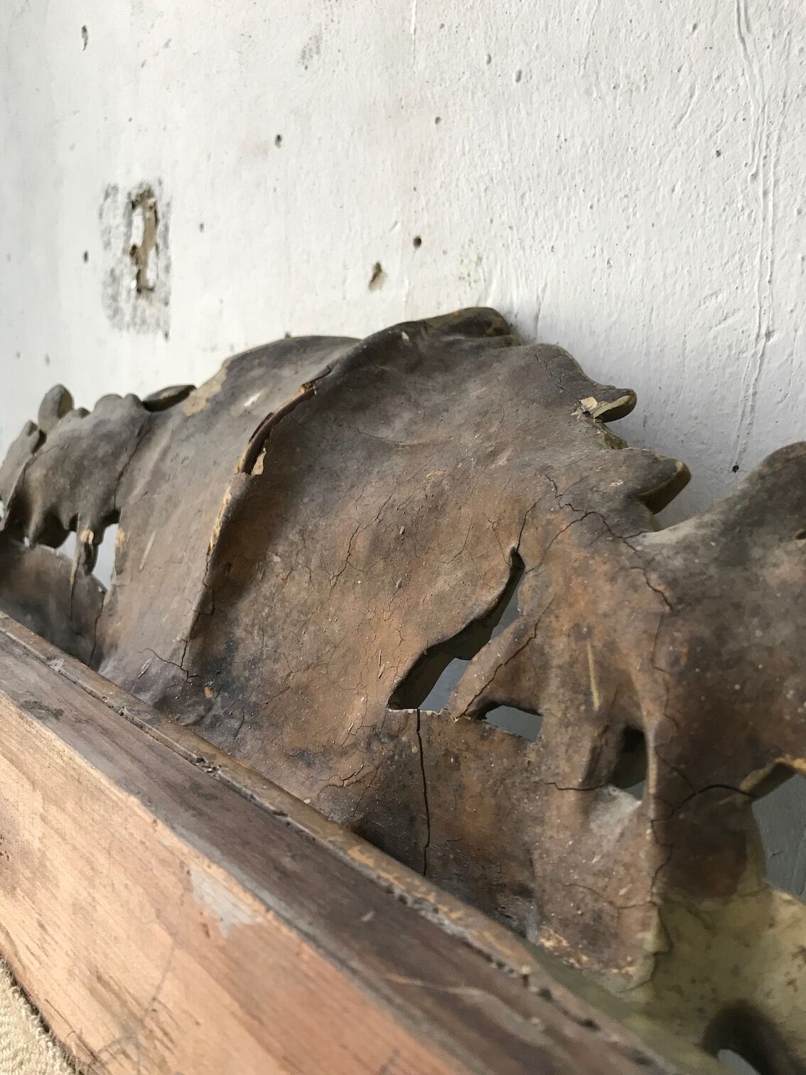 Mirror Louis Philippe flowery 141x180cm