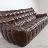 Vintage leather sofa 1970s