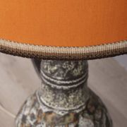 Lampe de sol en céramique vintage des années 1960, design allemagne de l'ouest