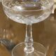 Série de 11 coupes à champagne en cristal taillé