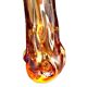 Vase / Soliflore  verre épais coloré rose transparent 1970
