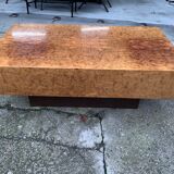 70s wooden coffee table
