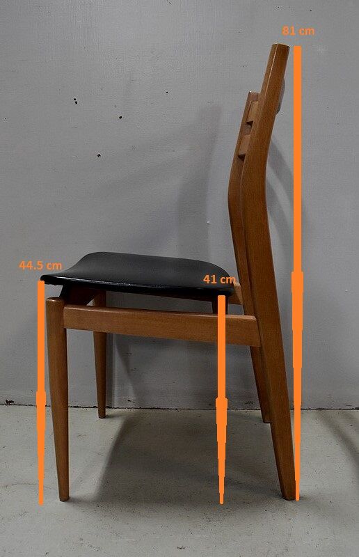 Suite of 6 chairs 1970
