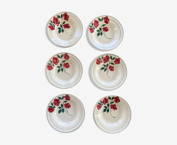 6 assiettes creuses Choisy le Roi