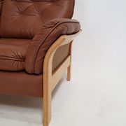 Sofa edited by Ulferts Sweden Wooden Structure, canna 1960s