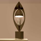 Jacques Charles Ogive Lamp for Maison Charles nickel-plated metal 1965