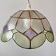 Suspension en nacre « Arlequin » vert