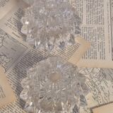 Bougeoirs cristal