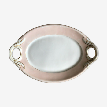 Oval porcelain dish